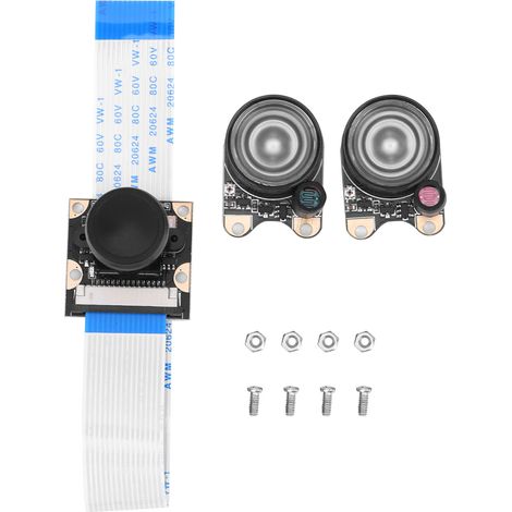GARRYFIZH Caméra grand angle 160° 5MP HBV‑1509B‑160, pour Raspberry Pi 4/3B (1/5)