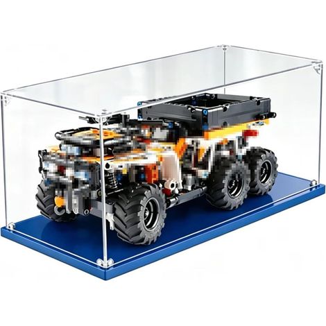 Transparent Vitrine en Acrylique,3mm Vitrine Acrylique Boîte d'affichage Anti - poussière pour 42161 42173 42151 42169 42138 42204 Technic Voitures Sérien (35x15x15CM) (1/5)