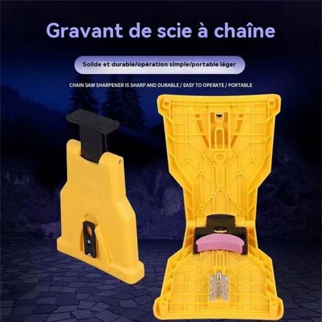 Générique 3PCS Affuteuse De Chaine Tronconneuse Ultra-Rapide, Précision Instantanée Eguiseur Chaine De Tronçonneuse (1/4)