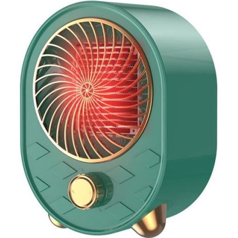 Radiateur Soufflant - 1000 W - Technologie Céramique PTC - 2 Niveaux de Chauffage - Protection Surchauffe - 1 Pièce (1/4)