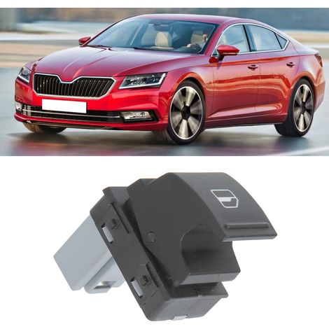 Commutateur Électrique de Fenêtre avec Interrupteur de Levage de Vitre 5JD959855 ABS Compatible Skoda Superb/Fabia (1/5)