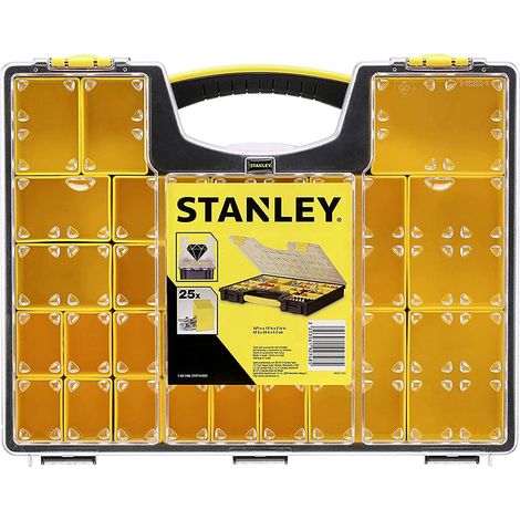 STANLEY Aufbewahrungsbox mit 25 Fächern- 42,2 x 5,2 x 33,4 cm - 1-92-748