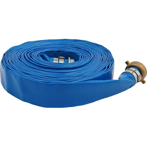 Tuyau de Décharge d'Eau, Haute Tolérance à la Pression, Matériau PVC Durable, Bleu (1/2)