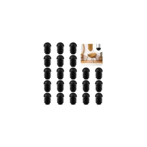 Protectores para patas de silla ZVD, 50 unidades, tapas para patas de silla de 19 mm, cubiertas para patas de silla, tapas redondas para patas de silla - Crezuo (1/4)