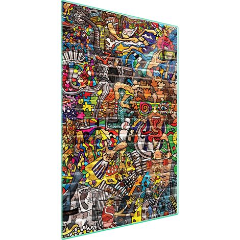 TAGLIERE IN VETRO 35x52 Pop Art (1/5)