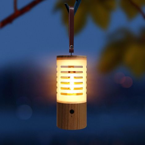 Lampe de camping, lampe de tente LED portable rechargeable avec batteries intégrées - Lanterne LED à un bouton pour le camping (1/5)