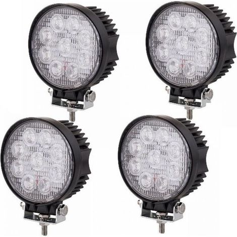 4 x 27W LED LUCE FARO LAMPADA DA LAVORO FARETTO AUTO CAMION JEEP SUV 12V 24V