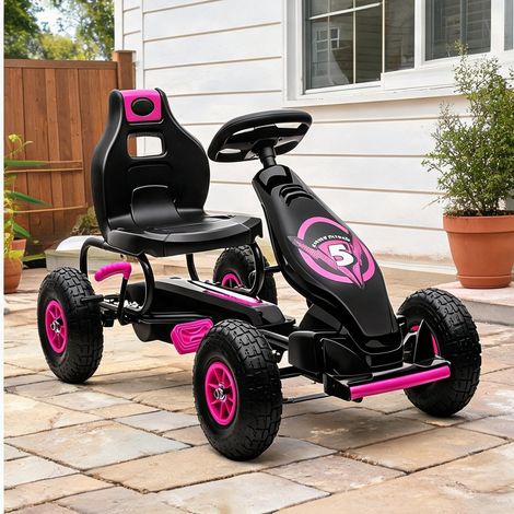 Voiture électrique pour enfant rose en PP 121 x 58 x 61 cm (1/5)