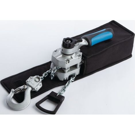 Polipasto de palanca Trgf.250kg Hubh.1.5m con carcasa de freno de presión de carga automática de aluminio fundido a presión (1/3)