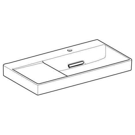 Geberit ONE Waschtisch Abgang horizontal, Ablagefläche links, (1/5)