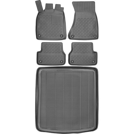 Audi A6 C7 Avant / Kombi de 2011-2018 SET - tapis de voiture + tapis de coffre (1/5)