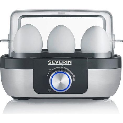 Severin EK 3169 Pentolino per uova 6 uovo/uova 420 W Nero, Acciaio inox (1/4)