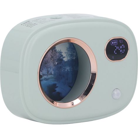 Intelligenter Ultraschall-Duftdiffusor mit Digitalanzeige für Badezimmer, Wohnzimmer, Hotel, Grün (1/5)