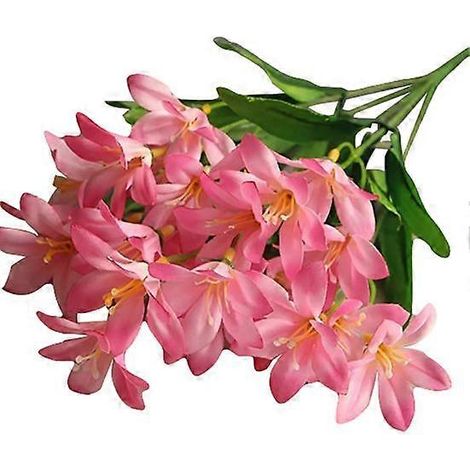 bouquet de mini-fleurs artificielles, plante, décoration pour la maison, le bureau, un mariage ou une fêterose (1/5)