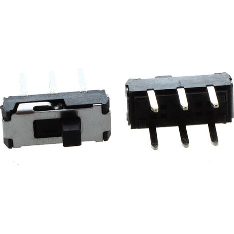 20 interrupteurs à glissière DIP verticaux 2P2T 6 broches Marche/Arrêt/Marche (DPDT 2P2T) 9 x 4 x 3,5 mm (1/4)