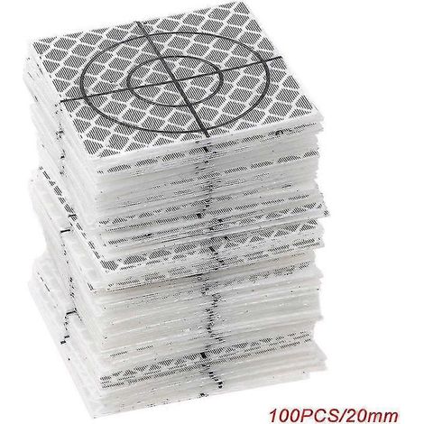 100 feuilles réfléchissantes, ruban réfléchissant, cible, station totale, 20/30/40/50/60 mm - hao-20mm- (1/5)