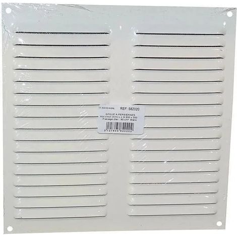 Griglia di ventilazione Autogyre autogyre alluminio zanzariera 20x20 cm
