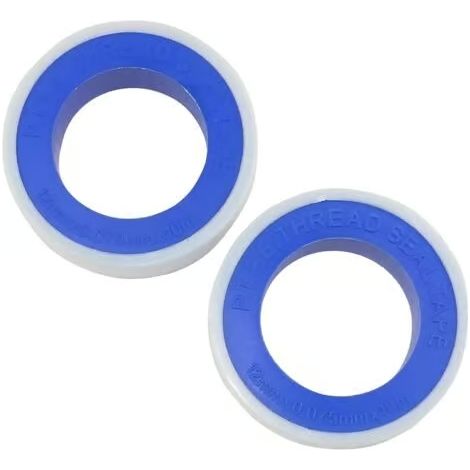 Rouleaux de ruban adhésif 12 mm x 0,075 mm x 10 m - ruban d'étanchéité, étanchéité des raccords filetés en métal/plastique, ruban d'étanchéité pour tuyaux d'alimentation en chauffage (1/5)