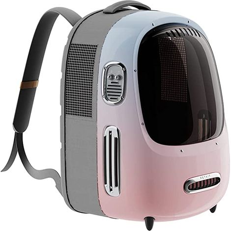 Petkit – Sac à dos pour chat et petits chiens – Ventilation intégrée – Conception ergonomique – 33x20x45cm – Charge max 7,7kg – Léger et imperméable (1/5)