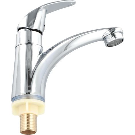 Robinet pour vasque, zinc, chromé, pour lavabo et sanitaires (1/5)