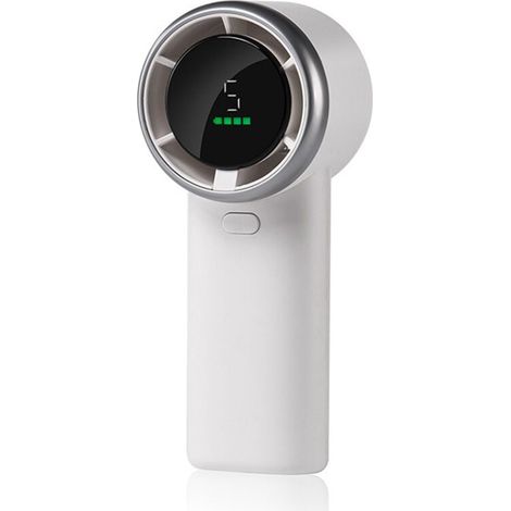 Leistungsstarker, tragbarer Turboventilator: Sofortige Kühlung mit 13.500 U/min, 2 Stunden USB-Schnellladung, 5 Geschwindigkeitsstufen, HD-Display, ideal für Reisen, Sport und Outdoor-Aktivitäten (XXW (1/4)