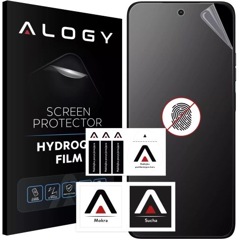 Pellicola protettiva in idrogel Alogy HydroSkin Matte Pro™ per Motorola Moto G35 5G "anti-impronte" (1/5)