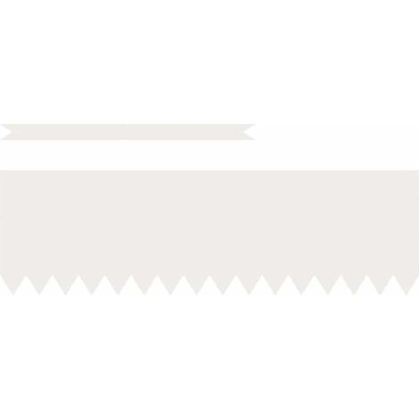 Bordure de Pelouse 50 pcs Blanc 100 x 0.05 x 20 cm