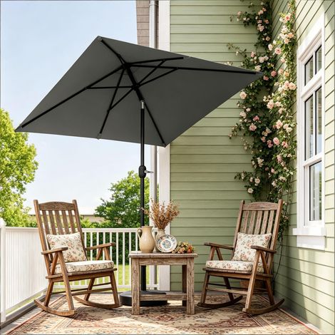 Parasol polyvalent piscine balcon jardin extérieur,grand format sans socle inclus.