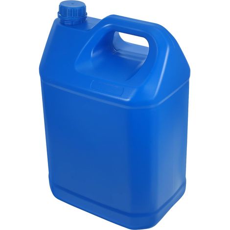 Large Capacity Blue 10L Waterproof Storage Bottle in HDPE with Lid and Light Exposure Protection, for Camping and Liquid Storage (1/5)