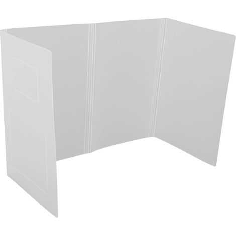 Cloison de bureau pliable en ABS, panneau protection