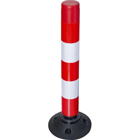 Moravia, Potelet de signalisation, hauteur 760 mm, rouge / (1/4)