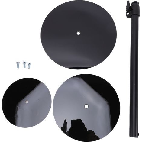 Rehausseur de plantes à hauteur réglable pour pots intérieurs, en acier au carbone, pour pots de fleurs hauts et coniques d'intérieur et d'extérieur, de 29 à 50 cm (11,4 à 19,6 pouces). (1/5)