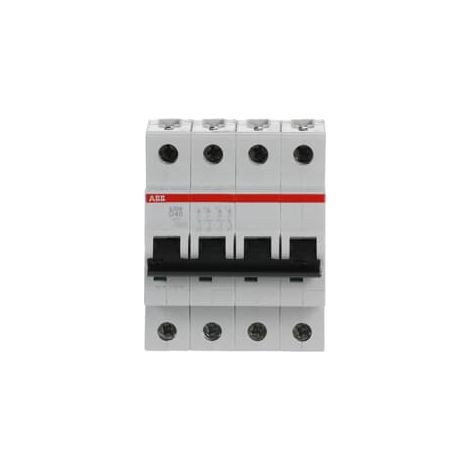Interruttore modulare ABB S200 4P 40A curva D 6kA - 2CDS254001R0401