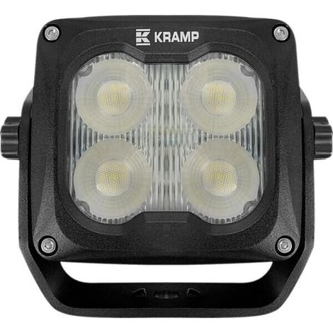 Faro da lavoro LED'70W 6000 lm quadrato 10/45V bianco 120x110x72 mm riscaldato con sensore T° fascio ampio 4 LED'UNIVERSALE (1/5)