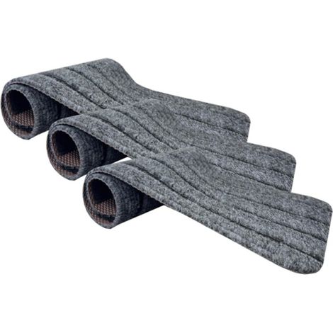 48.3 x 17.8 cm, Set of 3 protective stair covers, non-slip and weather-resistant, easy installation, comfortable mat for trailer, outdoor use, travel (1/5)