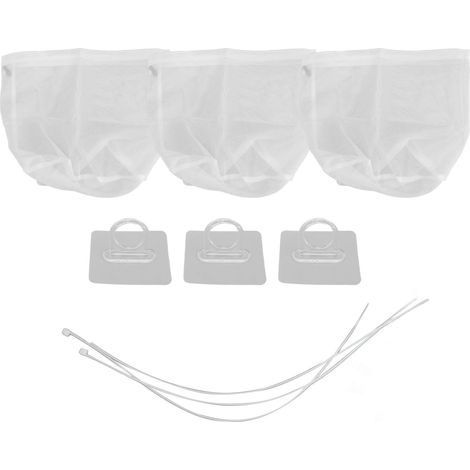 3 Pcs Sac Collecteur de Peluches pour Sécheuse Sans Vide Externe Universel Réutilisable en Polyester pour Intérieur (1/5)