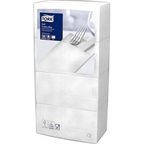 Tork Bon Appétit Serviettes Blanches 200 pièces (1/3)