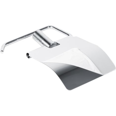 Lot porte-papier toilette mural en acier inoxydable, dérouleur à ventouse pour salle de bain, support rouleau de papier hygiénique, 1 pièce (1/5)