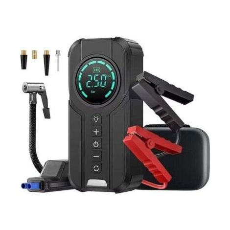 Pompa di aria di Avvio di Emergenza Auto con Compressore 150psi e della Banca di Potere 2000A per l'Illuminazione della Batteria di avviamento e B (1/5)