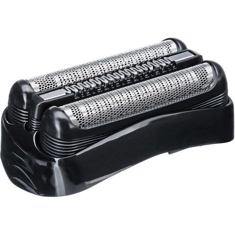Têtes de rechange 21B pour tondeuse Braun Series 3 : grille de rasage et coupe-bordures. Pièces détachées compatibles.