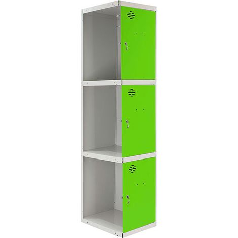 Simonrack Garderobe im industriellen Grau und Grün, robust