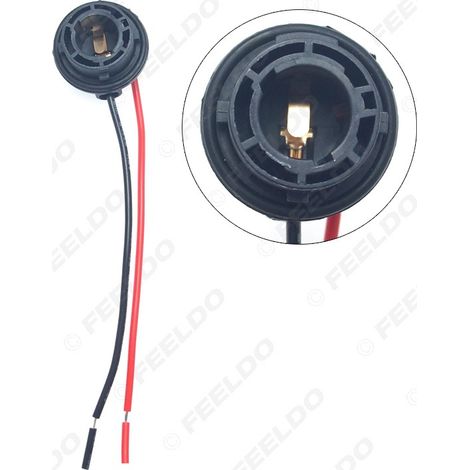 Connecteur femelle pour douille de phare LED automobile BAU15S 7507 PY21W, connecteur pour feu de recul et clignotant