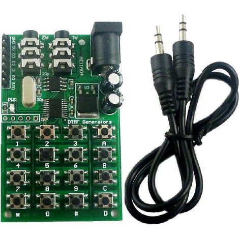 Module générateur de signalisation vocale DTMF AE11A04, carte émettrice d'encodeurs vocaux pour clavier MCU 5-24 V CC. Utile. (1/5)