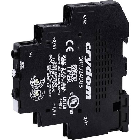 Crydom Relè a semiconduttore DRTC06D06 Carico max: 6 A Tens.comm.max: 48 V/DC Commutazione zero crossing 1 pz.