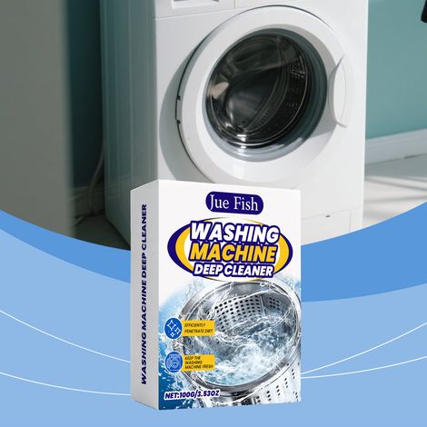 Waschtrommel-Reinigungspulver – entfernt Schmutz, Kalk und Gerüche aus Front- und Toplader-Waschmaschinen – 100 g -- BIEMMEDUE (1/5)