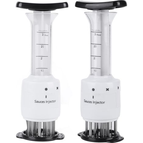 Outil professionnel pour injecteur, attendrisseur et marinade à steak, sauces et autres préparations : injecteur, attendrisseur et assaisonnement. (1/5)
