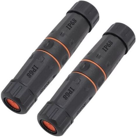 Pair - SJLERST Coupleur RJ45 étanche, coupleur Ethernet femelle à femelle blindé, connecteur de câble LAN extérieur Ethernet IP68 pour câble Ethernet CAT6A (1/5)