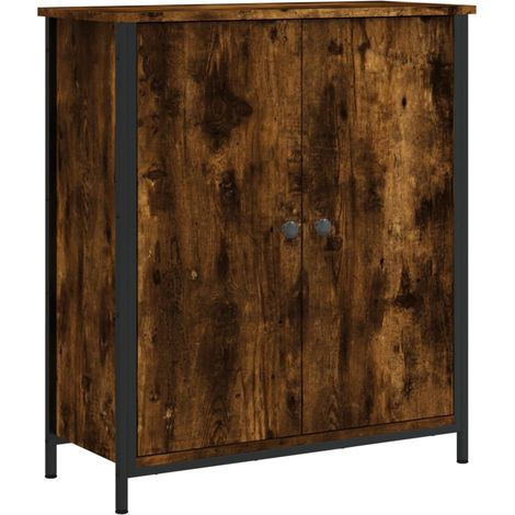 Maison Exclusive - Credenza Rovere Fumo 70x30x80 cm in Legno Multistrato