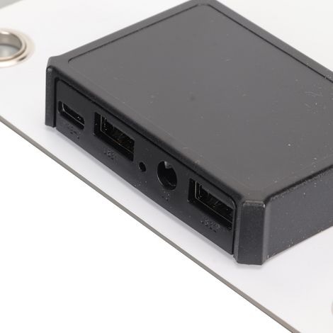 Panneau solaire portable 12V 30W étanche USB polycristallin pour voiture van bateau camping-car (1/5)