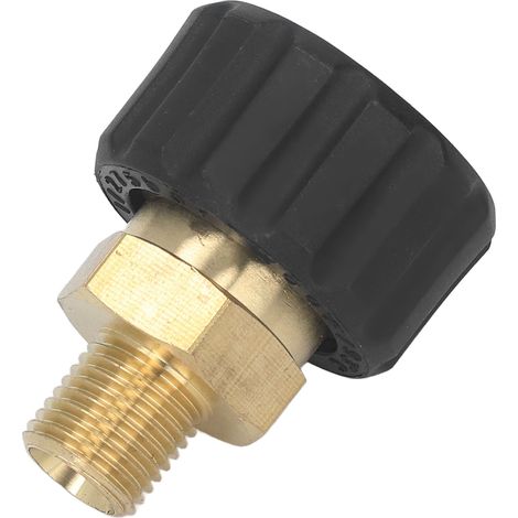 Accessoires pour machine de nettoyage : tuyau d’eau haute pression, poignée de pistolet à eau, raccord de conversion en cuivre, tube d’extension, tige de raccordement externe G1/4 vers interne M22 14 (1/5)